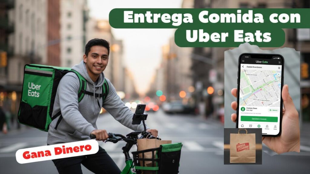 Entrega Comida con Uber Eats